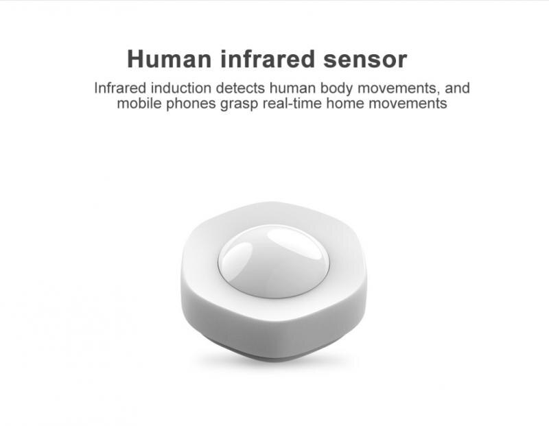 Tuya ZigBee PIR Sensor Infrared WiFi Smart Human Body Moving Sensor Automatic Intelligent Household Alarm Sensor