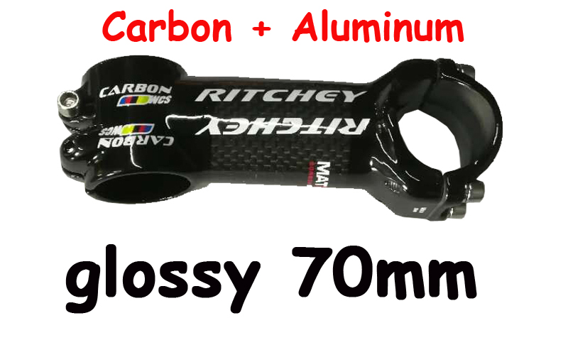 Carbon cykel frempind letvægts aluminium carbon fiber stigerør stang frempind landevej cykel frempind mtb styr frempinde 28.6-31.8mm freeshiping