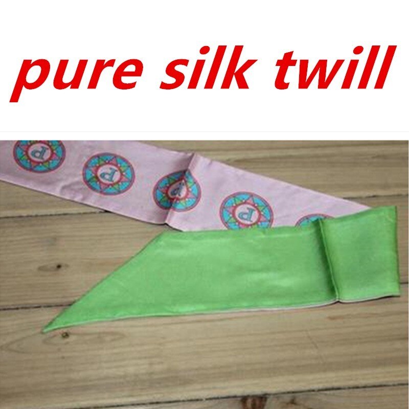100% echte pure zijden sjaal TWILL ring kleur: ALS FOTO 'S, 6*85 cm vrouwen, DUBBELDEKKER