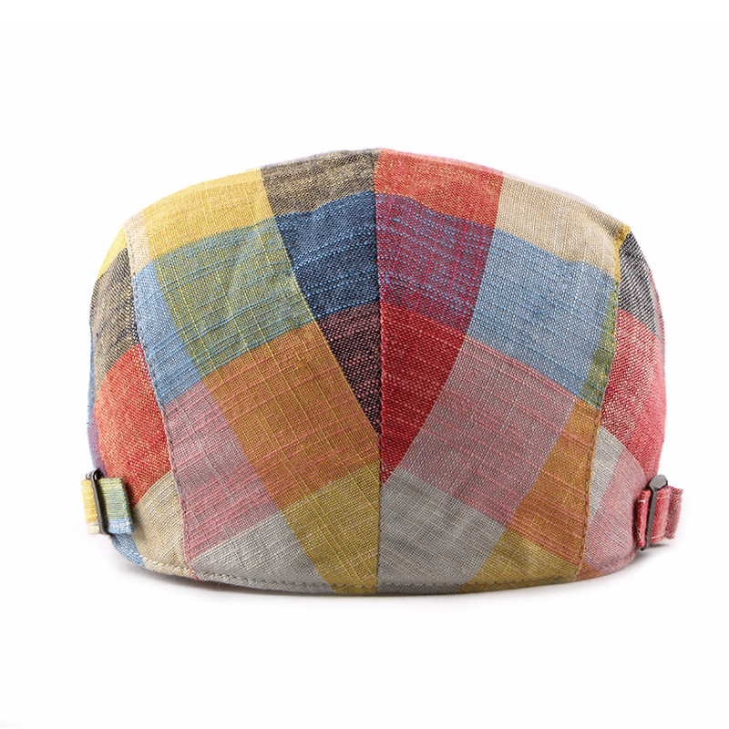 Boinas de verano para hombre y mujer, gorra vintage a cuadros de repartidor de periódicos, gorra de taxista gatsby, gorra para el sol de marca, gorras unisex de pico de pato.