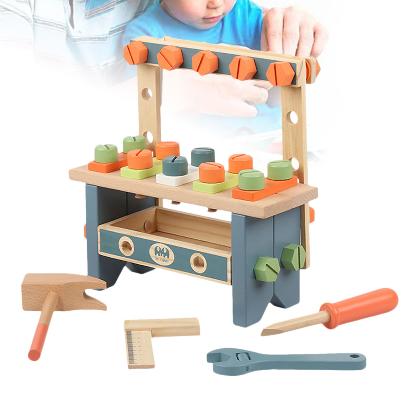 Mini Houten Werkbank Voor Kinderen Play Gereedschap Voor Peuters,