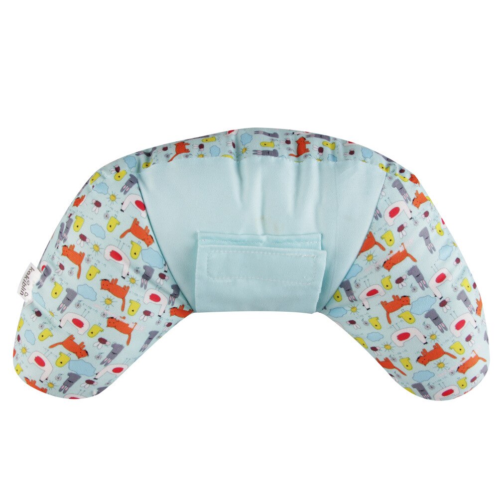 Barn bil pute styling nakke nakkestøtte pute baby bil bilbelter pute barn skulder sikkerhetsreim beskyttelsesputer støtte: Blå