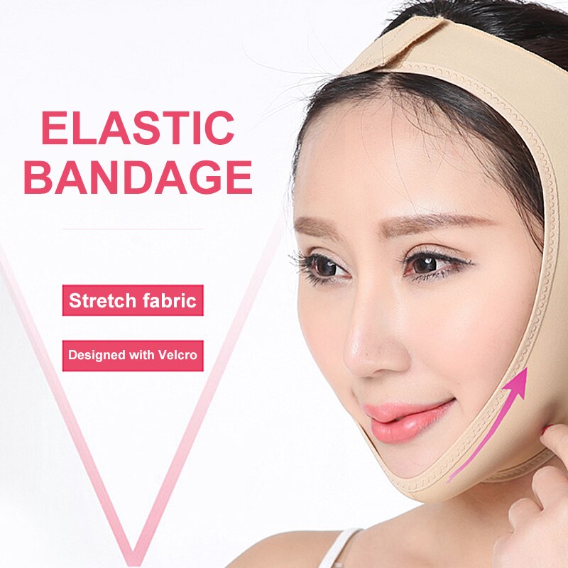 Elastic Face Slimming Bandage V Line Face Shaper W Grandado 2258