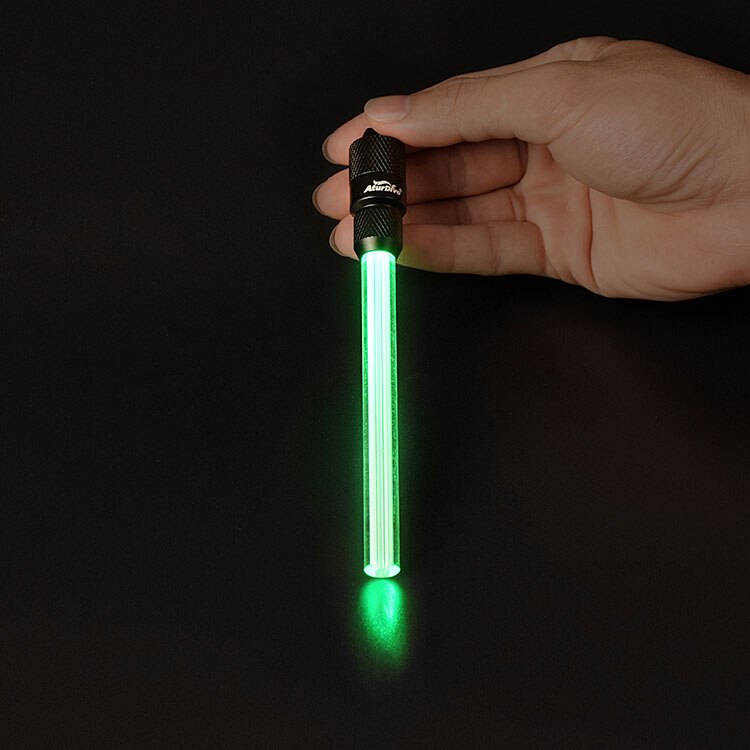 Aturdive Oppervlak Marker Boei Smb 40-90Inch Nylon-D Pull Duiken Boeien Met Klep, Smb: Light Stick