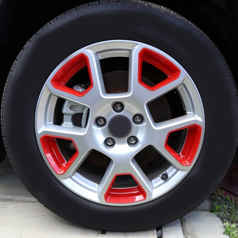 Car Wheel Hub Cover Decoration Frame Trim Stickers for Jeep Renegade