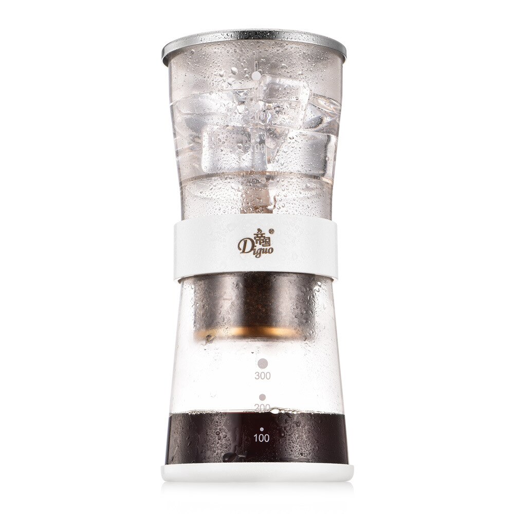 Cold Brew Coffee Dripper Adjustable Ice Drip Dripper with Glass Carafe Coffee Machine Drip Filter Pot