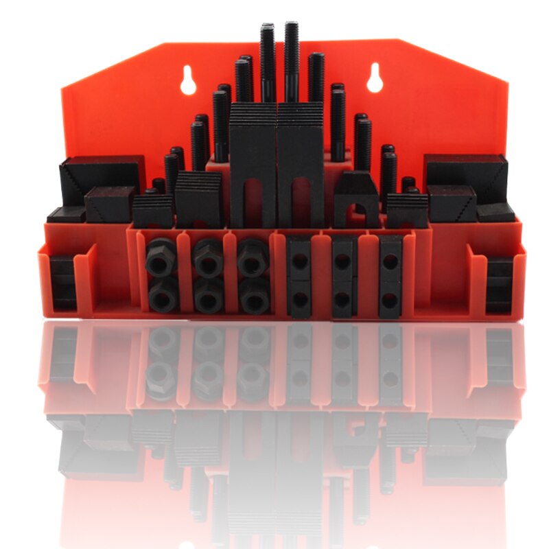 Metal Milling Machine Clamping Accessories Set M12 58PCS Mill Clamp Kit Vice Clamping Tool Universal Fixture Set