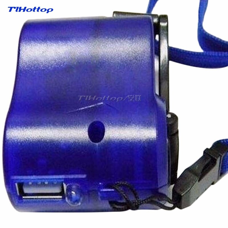 Usb Travel Emergency Telefoon Oplader Dynamo Hand Handleiding Lading