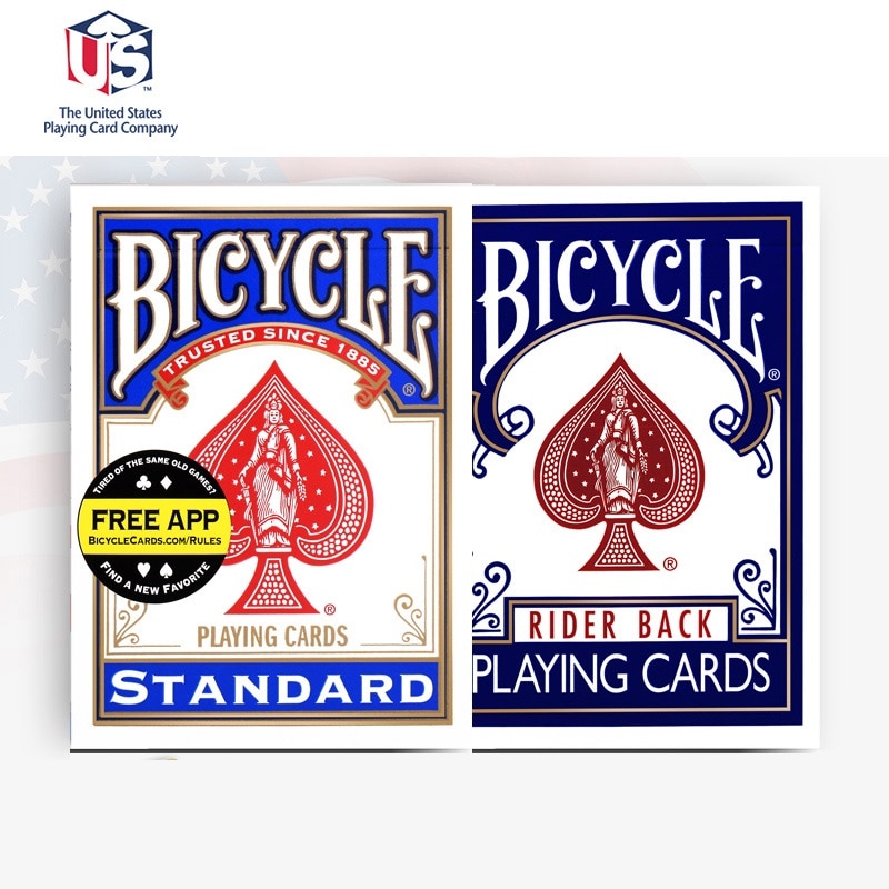 Fiets Rider Back Standaard Index Speelkaarten Rood/Blauw Dek Seconden Poker Verzegelde Uspcc Usa Magische Kaarten Magie tricks Props