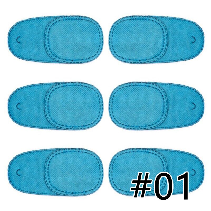 6 pièces/lot enfant Occlusion Patch yeux paresseux pour Amblyopia enfants enfants S M taille directe: 6PCS Blue M