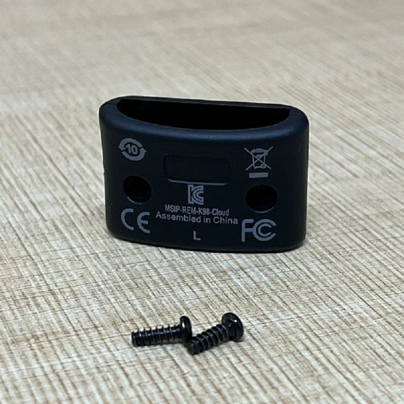 Fivela de dobradiça de plástico para hyperx cloud core dts/pode prata/pode ii, peças de reposição para fones de ouvido com fio: Preto