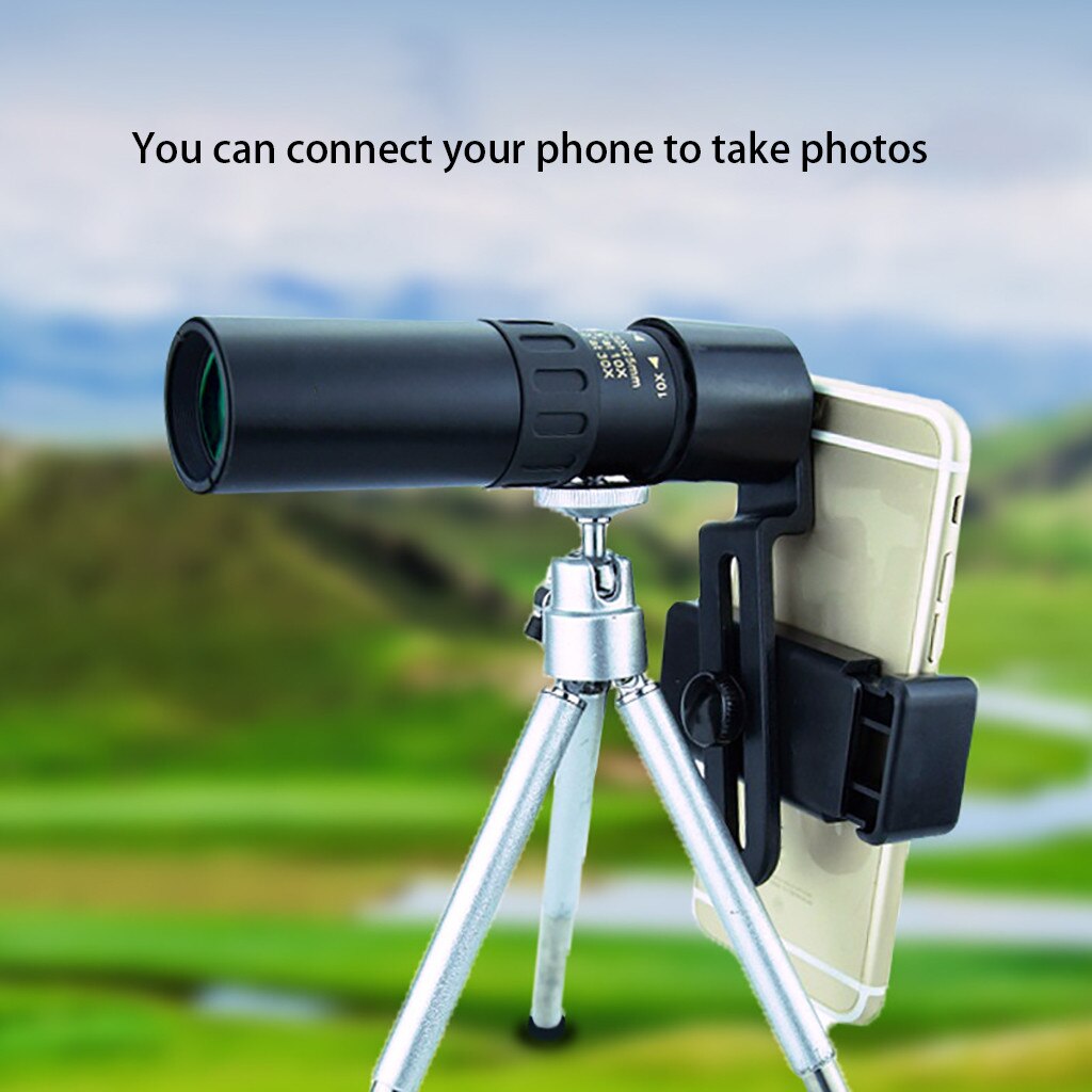 4K 10-300X40mm Super Telephoto Zoom Monocular Telescope Portable Dual Focus Monocular Telescope