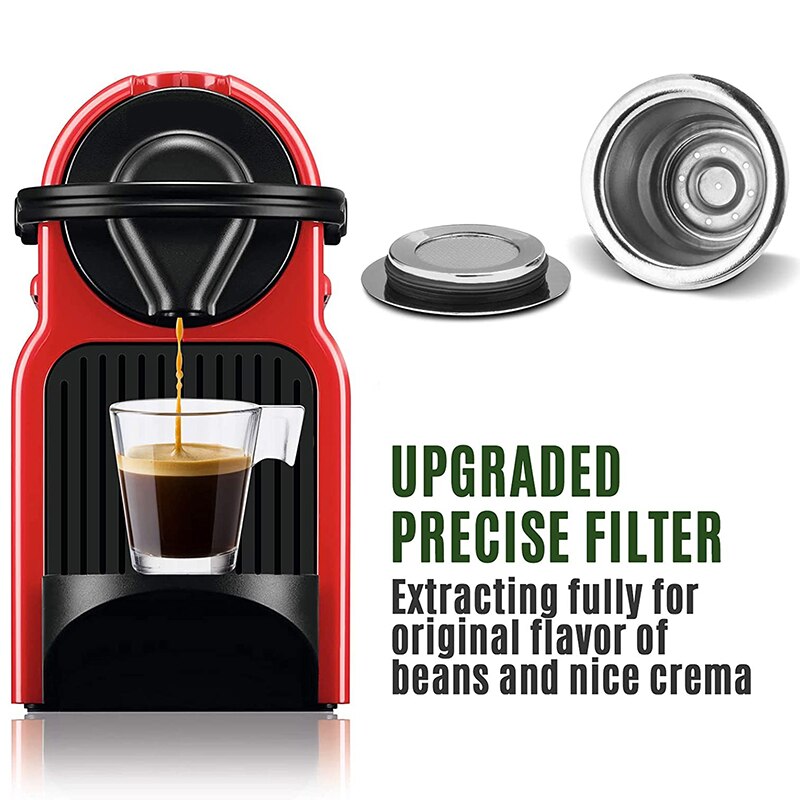 Koffie Capsule, Nespresso Hervulbare Capsules Herbruikbare Nespresso Pod Espresso Pod Rvs Compatibel