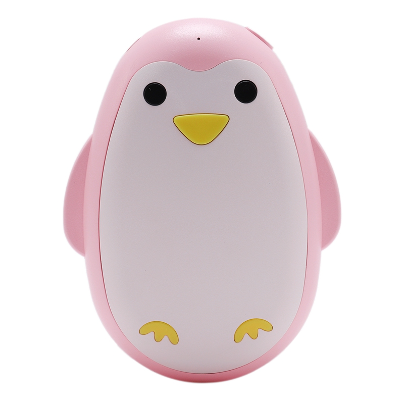 Mignon petit pingouin chauffe-mains hiver Mini Portable température constante chauffage bébé Portable USB charge trésor extérieur S