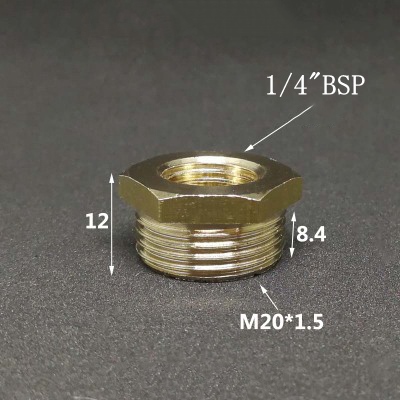 M10 M14 M20 Metric Male To Female Thread Brass Reducer Bushing Reducing Pipe Fitting Coupler Connector Adapter: NO6