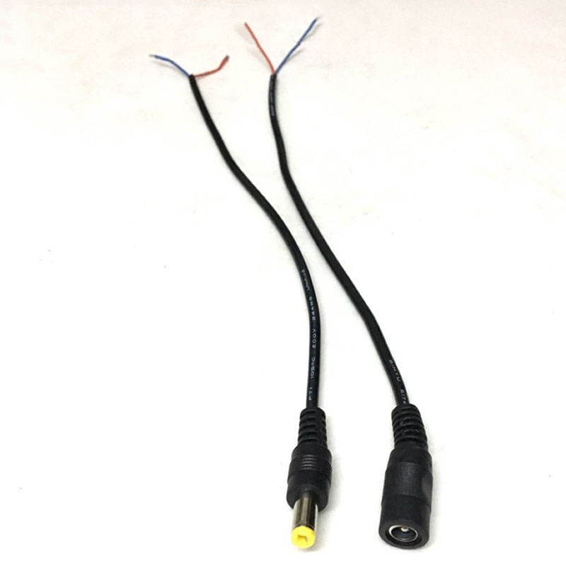 48v Electric Car eBike Lithium Battery Charger Charging Plug DC5.5*2.1 Monitoring 12v Power Supply Cord Cable Wire Female Male