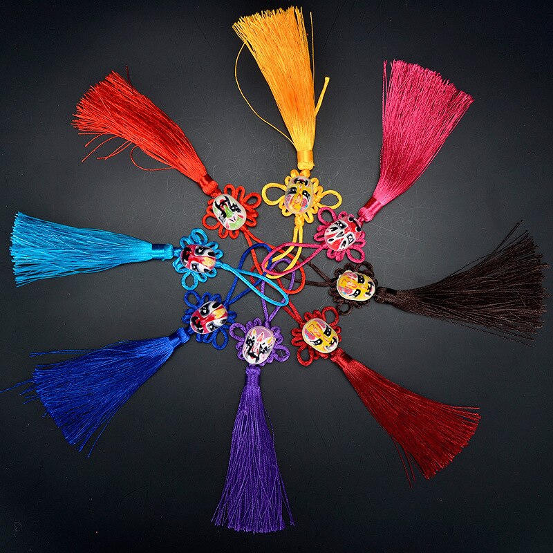 2 stuks facebook chinese knopen kwastjes diy sieraden gordijn kleding decoratieve accessoires autosleutels tas hanger knutsel kwastjes
