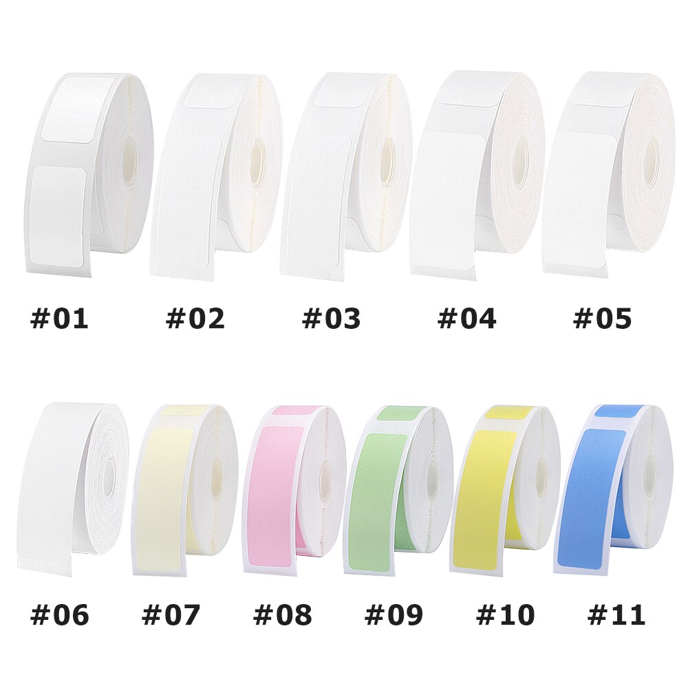 Thermische Printing Label Multifunctionele Papier Prijs Naam Labels Supermarkt Waterdicht Anti-Olie Pure Kleur Krasbestendig Label