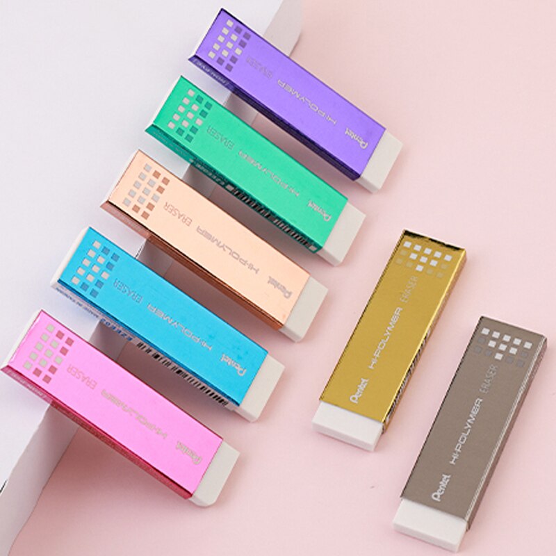 1pcs Pentel EZEE02 Chewing Gum Eraser 4B 4.5mm High-gloss Ultra-thin Eraser Clean for Art Students