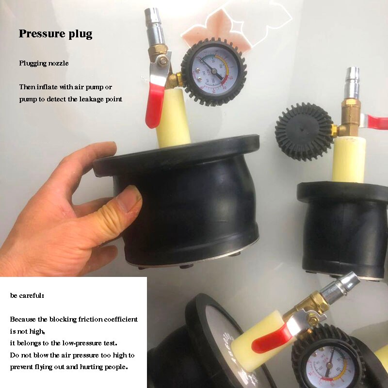 Leakagetest Ofwatertank Plug Rubber Plug Druk Rubber Pier Pijp Verstopping Lekken Detectiontoolset Onderhoud Van Intercoole Hoofd