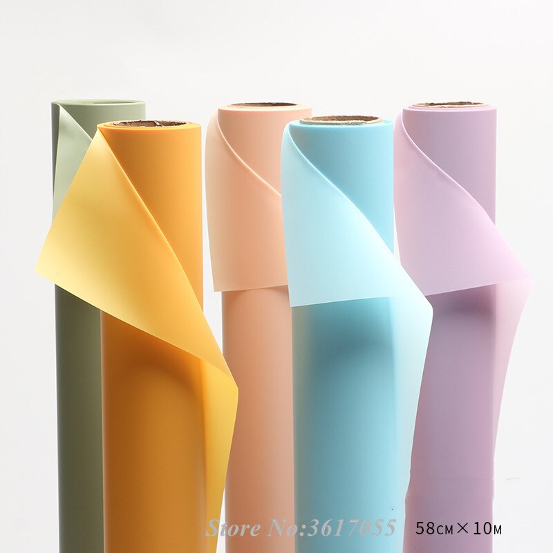 58 cm x 10m bloemen inpakpapier rol effen bloemen inpakpapier bloemen opp papier verpakkingsmateriaal