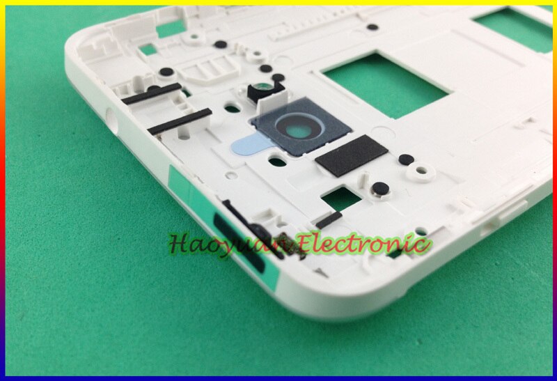 Originele behuizing Midden Frame Cover Case + Side Knop Voor HTC Een M7 802 w 802 t 802d (dual Sim)