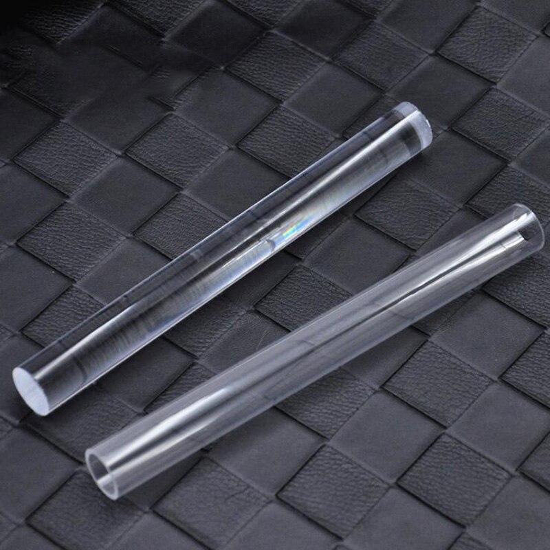 1 Piece 20cm Length Clay Sticks Solid Transparent Pottery Clay Roller Acrylic Clay Polymer Clay Rolling Roller Stick DIY Tools