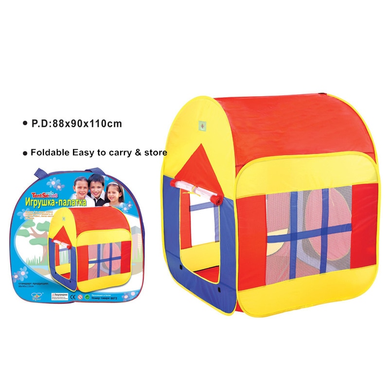 Ultralarge Kids Play Tent Vouwen Playhouse met 2 deuren Kinderen Waterdichte Outdoor Indoor Spelen Speelgoed Huis