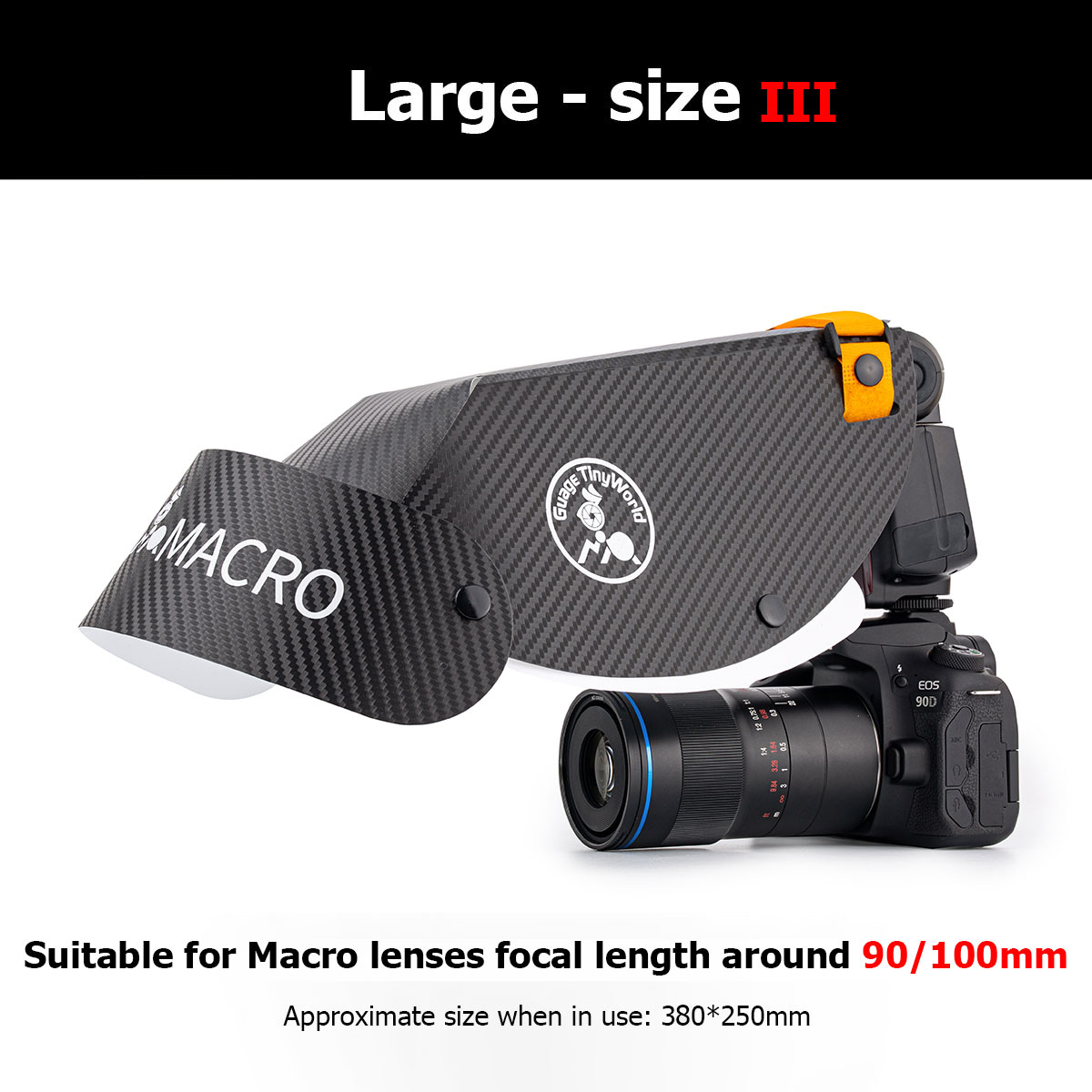 Universal Blitz Diffusor Softbox Blitzgerät Reflektor Snoot Kamera Zubehör für Makro Objektiv Aufnahme: Weiß