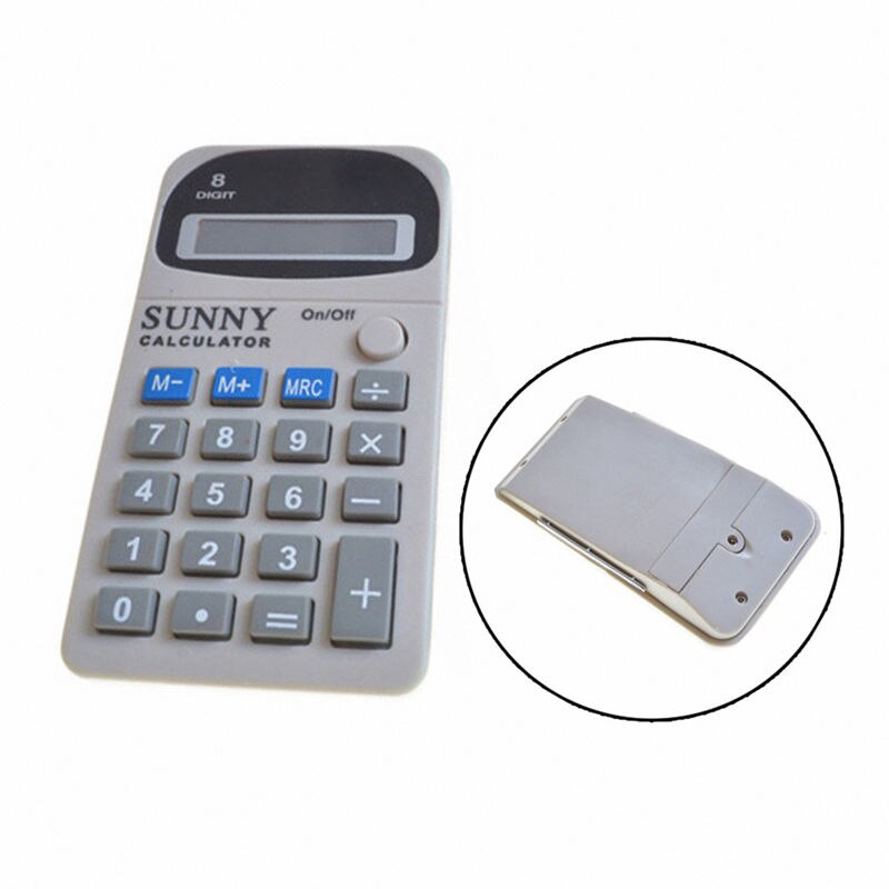 Divertidos juguetes impactantes descarga eléctrica calculadora broma falsa truco Oficina broma