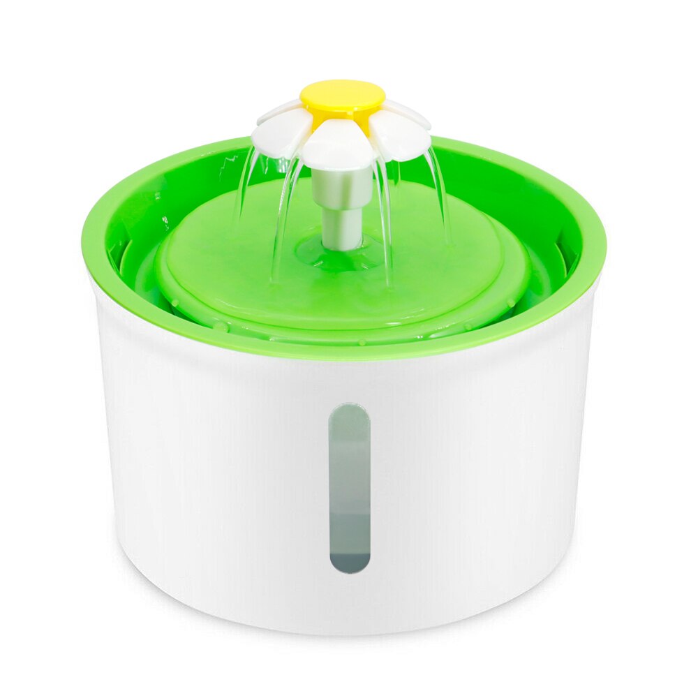 Fuente de agua automática para mascotas, alimentador eléctrico LED de 1.6L, tazón USB silencioso, dispensador de agua para perros y gatos, alimentador de bebedero: Default Title