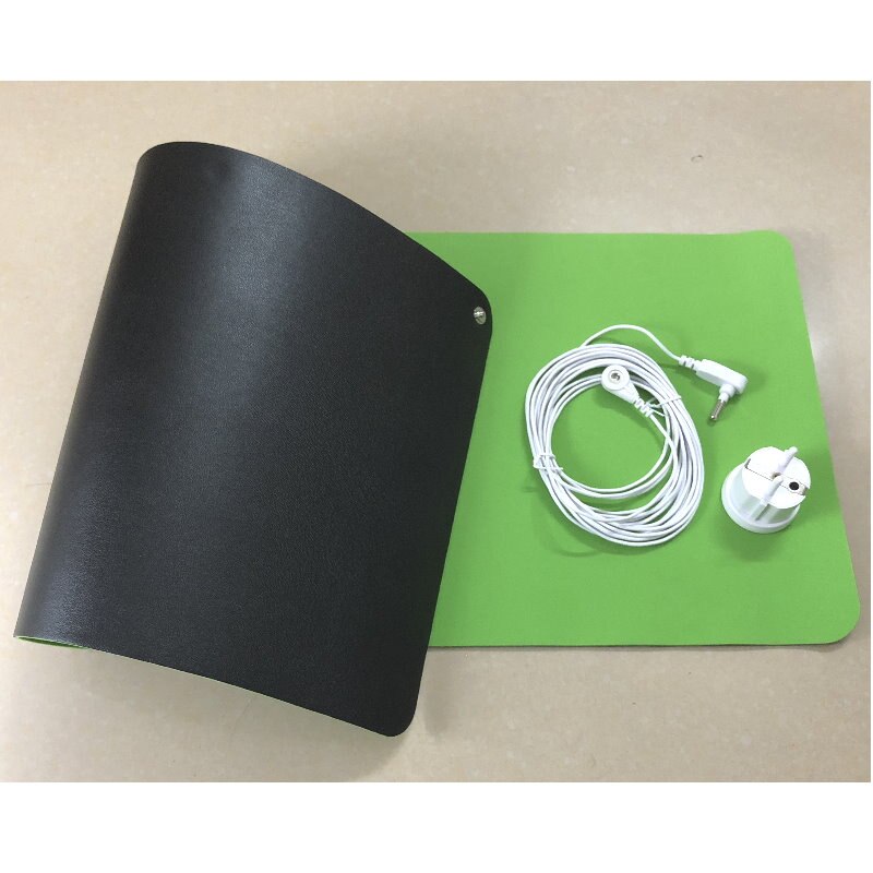 Conductive Pad Earthing Mat Pu Desk Mat For Healthy With Grounding Cord And Plug