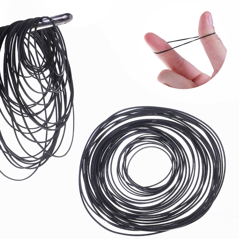 50 Stuks/100 Stuks Rubberen Riemen Voor Cassettespelers Dvd Platenspelers Veelzijdige En Duurzame Cassettespeler Riemen 0.7X0.7Mm