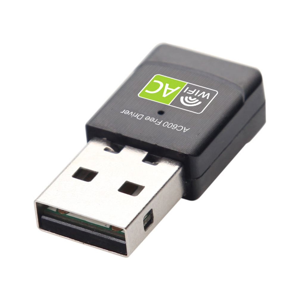 USB WiFi Adapter Wireless AC600 Ethernet Dongle 5Ghz Lan USB2.0 Wi-Fi Free Driver PC Wi Fi Receiver AC Network Card
