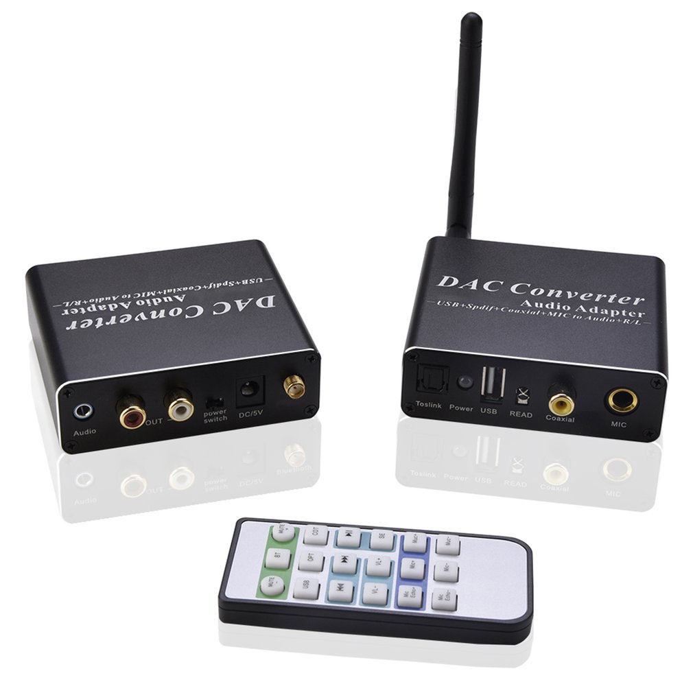 NK-Q8 DAC Audio Conversion With Wireless 5.0 Receiver Amplifier Audio DAC Decoder Adapter Receiver Amp U-disk Player