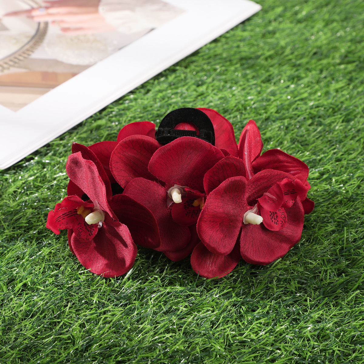 Haimeikang, pinza para el pelo de flores de gran tamaño, garras, cangrejo para el pelo, pasadores gruesos, horquillas, accesorios para el cabello de de verano para mujer