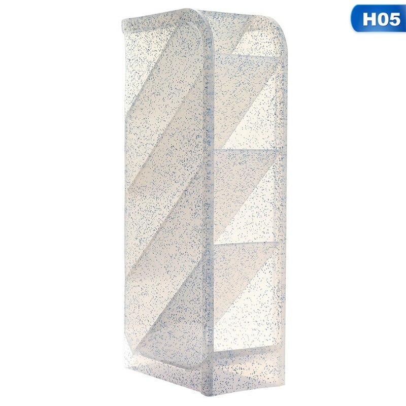 Multi-function Desk Organizer Obliquely Inserted 4 Grid Desktop Pencil Pen Holder Office School Storage Case Desk Accessories