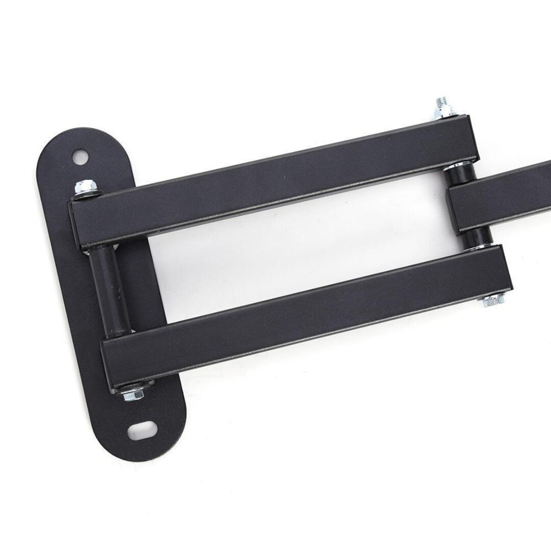 1pc Full Motion TV Wall Mount Swivel Bracket Durable TV Mounts Black Television Brackets Fit for 10-32Inch LED LCD Flat Screen
