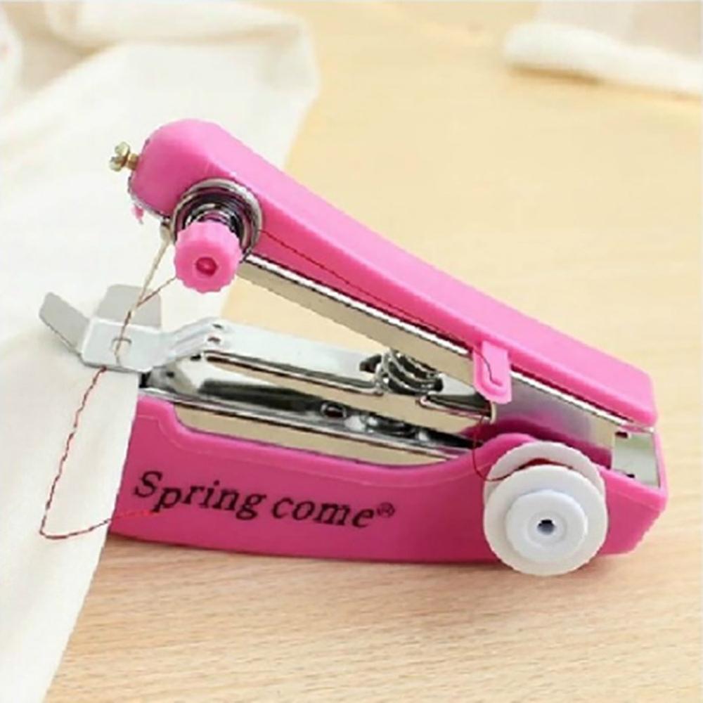 Portable Mini Handheld sewing machine Stitch Sew needlework Cordless Clothes Fabrics Electric Sewing Machine Stitch