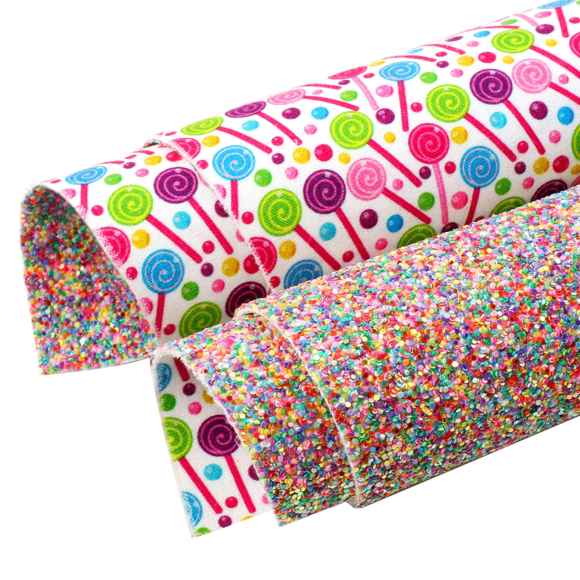 Hojas de cuero de imitación de doble cara y tela, estampado Floral de abeja, caramelo, cuero brillante, grueso, 20x33cm para pendientes DIY: 1144929001