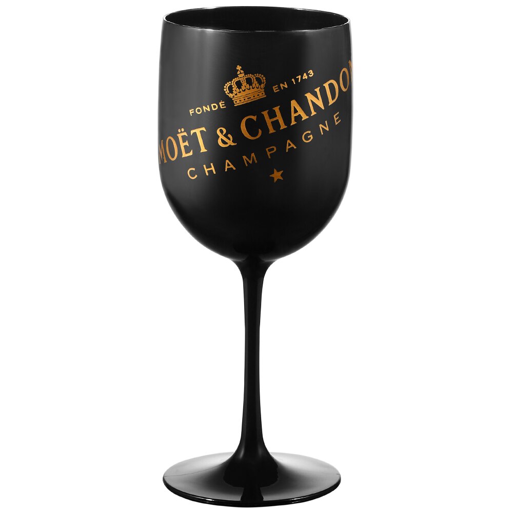 Fluiten Party Champagne Plastic Bekers Wijn Bier Koeler Cocktail Cup Witte Kast Acryl Champagne Emmers: Black-480ml