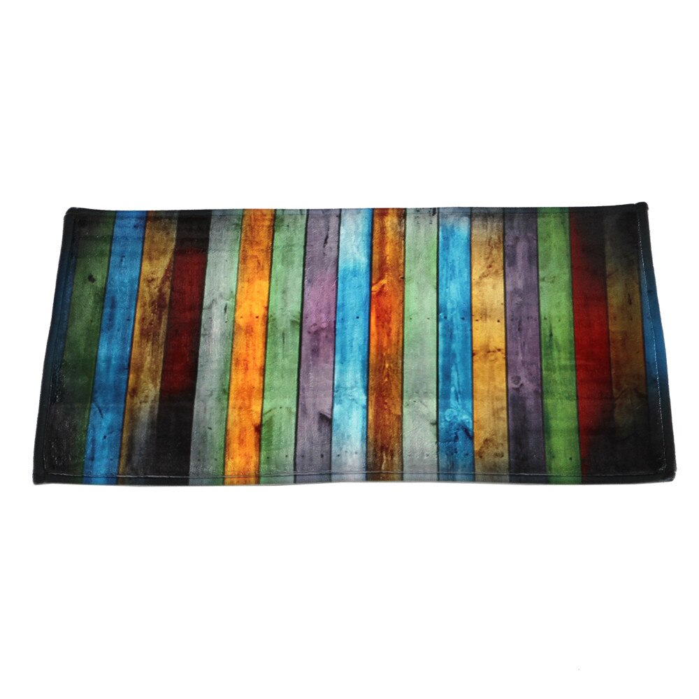 Kleurrijke Regenboog Tapijt Slaapkamer Mat Eetkamer Tapijt Shaggy Zachte Gebied Tapijt Slaapkamer Rechthoek Vloermat Woondecoratie 40*120 CM