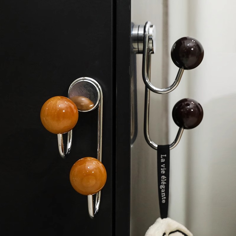 Multifunctionele Opslag Koelkast Magnetische Haak Niet-Ponsen Gootsteen Veranda Deur Kast Magneet Hanger Haken Voor Keuken Badkamer