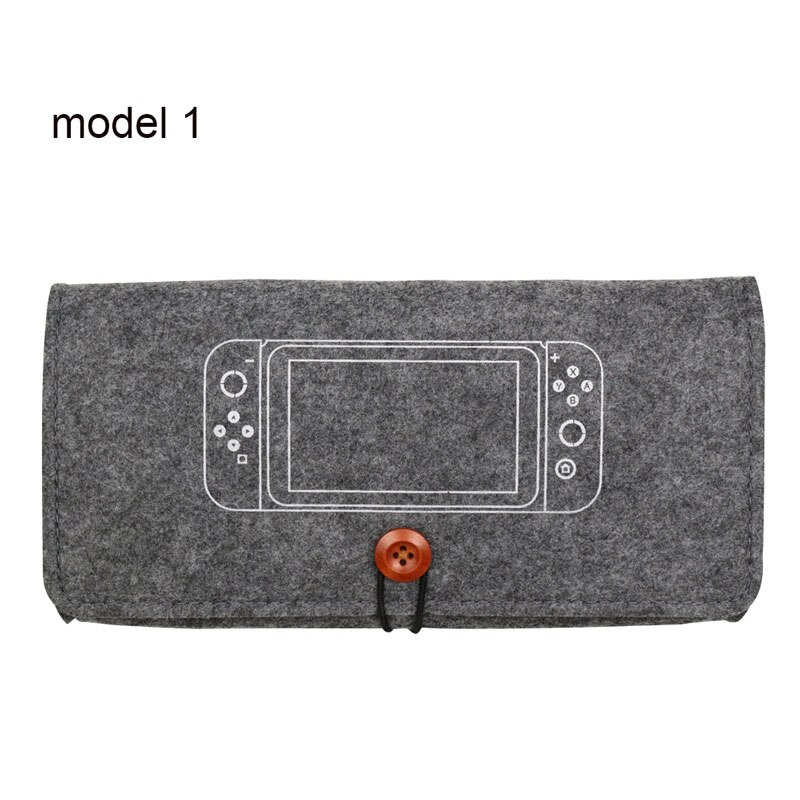 Protection Package Portable Case For Nintend Switch Storage Game Console For Switch NS Protective Bag Game Accessories: Black-Gray