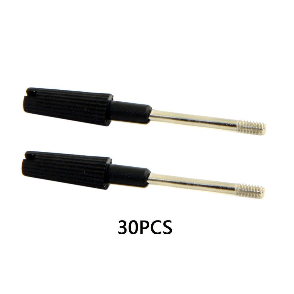 Cablecc 30pcs Thumb Screws #4-40 UNC 47mm Stainless Steel Overmold for Computer Cable