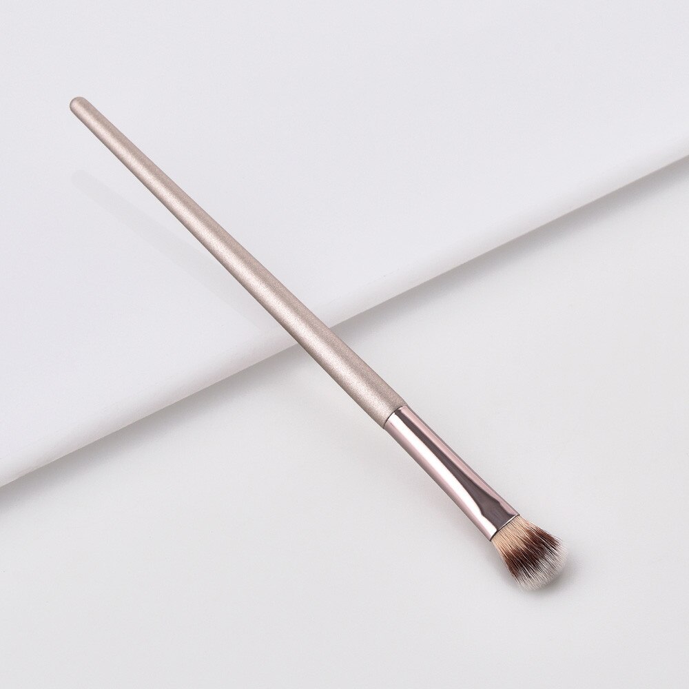 GUJHUI 1PCS Wooden Makeup Brushes Kit Foundation Cosmetic Eyebrow Eyeshadow Brush Pole Makeup Brush Sets Tools #T