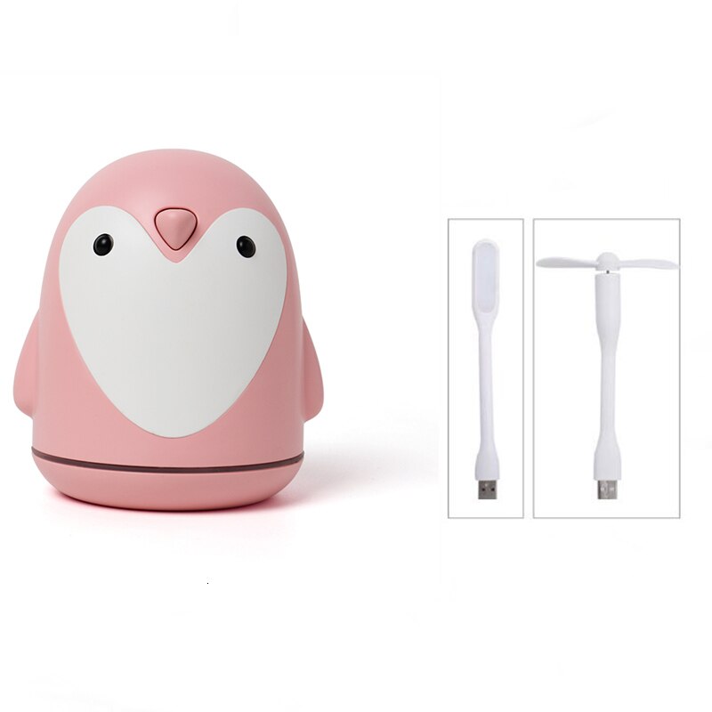 Penguin-1 Aroma Diffuser & Luchtbevochtiger – Met 7 Kleuren LED, 10 Ontspannende Geluiden, 180 Ml Tank