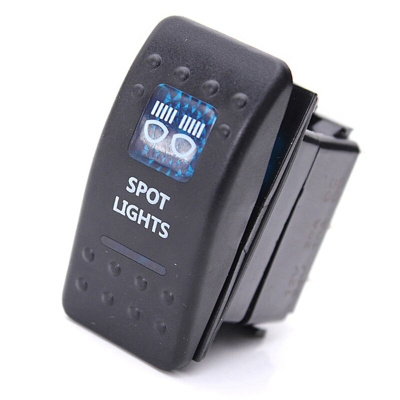 Car Boat ARB Carling Dual LED Back Light Rocker Switch &amp; 8 Gang 2LED Light Rocker Switch Panel Circuit Breaker 12V Boat