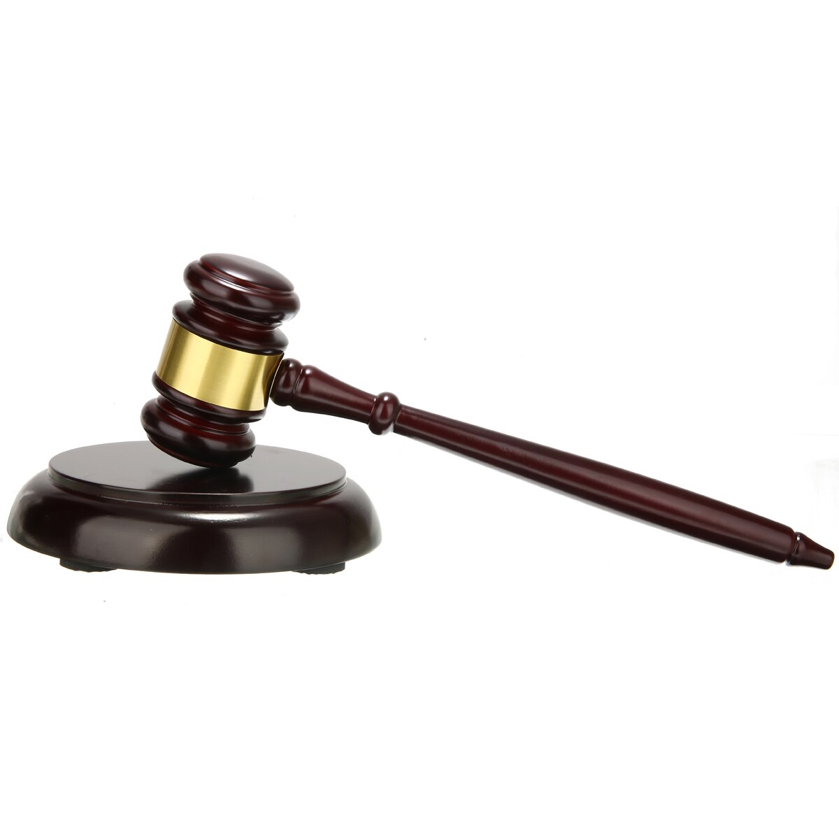 Handmade Wooden Auction Hammer for Lawyer Judge Handcrafted Gavel Court Hammer Sound Block for Auction Decor