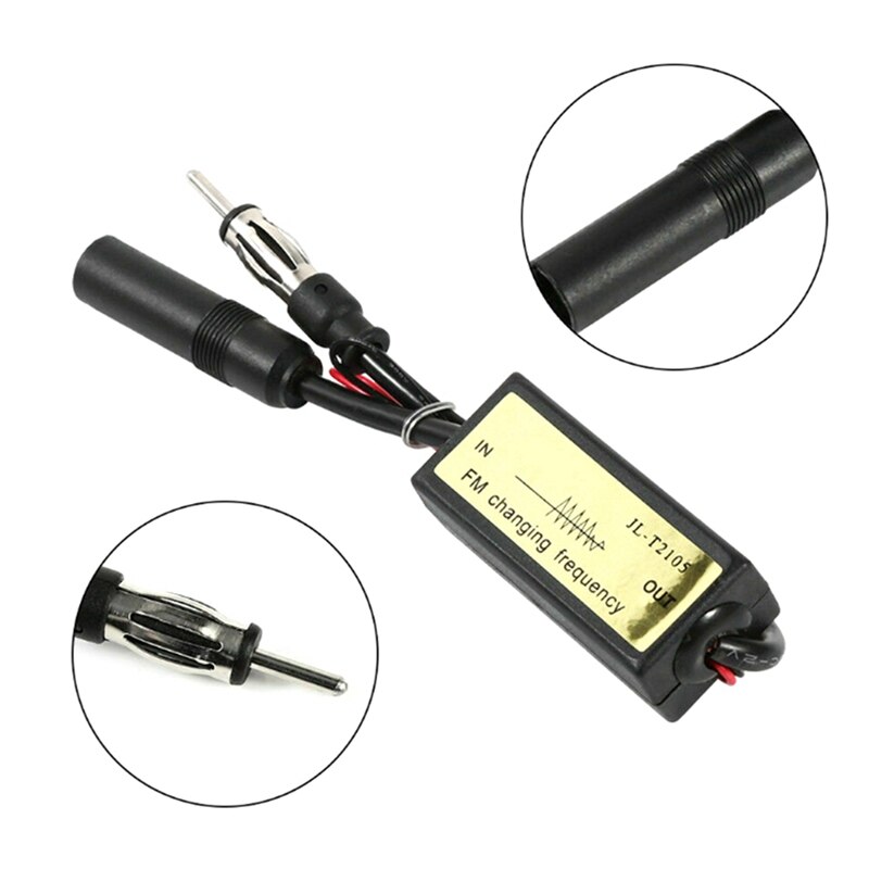 FM Changer Frequency Converter Antenna Radio Band Expander for Japanese Car Accessory